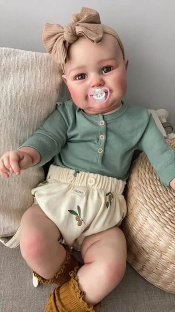 Reborn doll Silicone Vinyl combo Sweet Smile Baby - Image 3