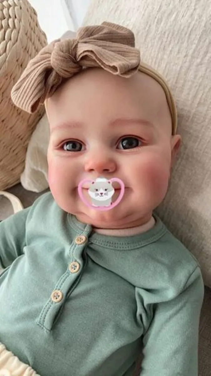 Reborn doll Silicone Vinyl combo Sweet Smile Baby - Image 4