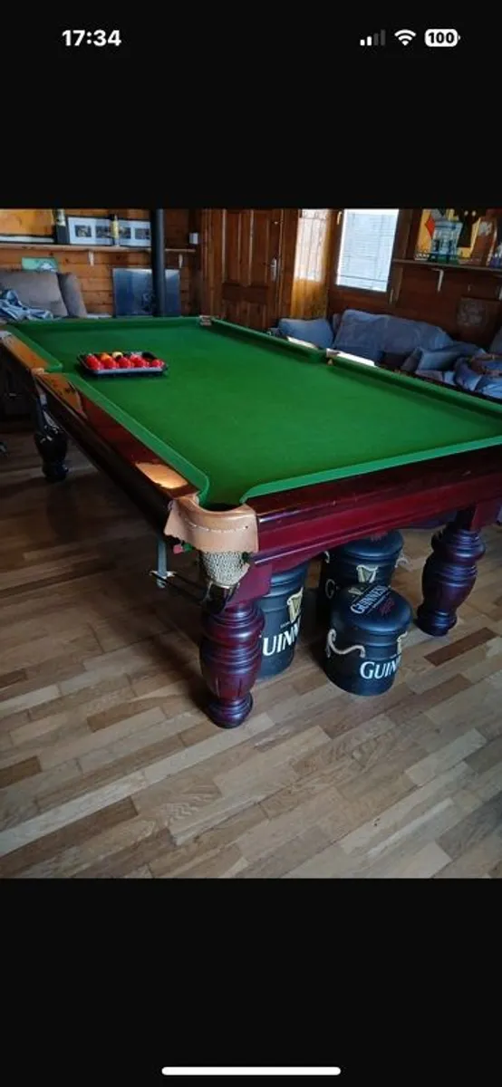 8 Westminster snooker table - Image 1