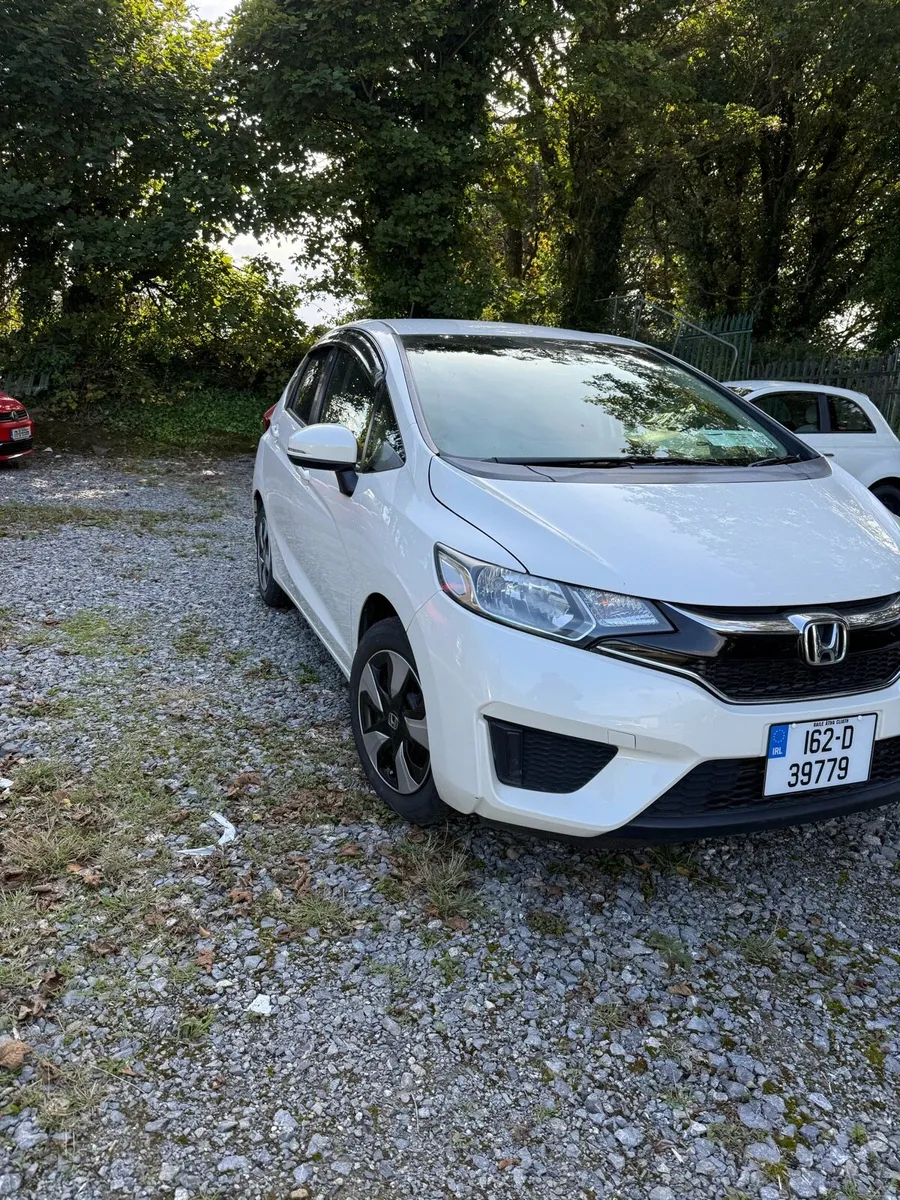 Honda Fit 2016 White Petrol - Image 1