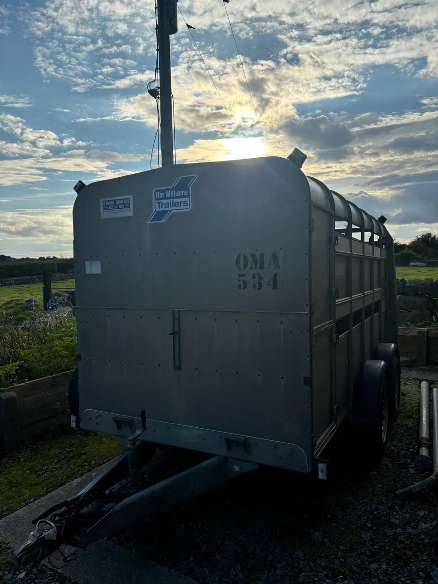 12x6  cattle trailer with decks - Image 1