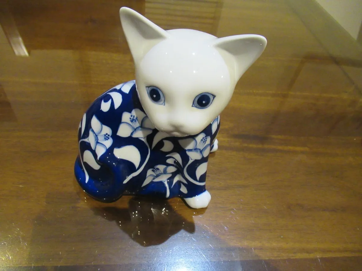 vintage cat ornment hand art  CHRISTMAS GIFT - Image 2
