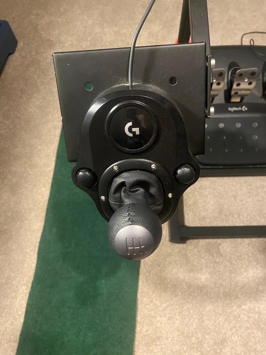Logitech g29 steering wheel, gear shifter and stan - Image 2