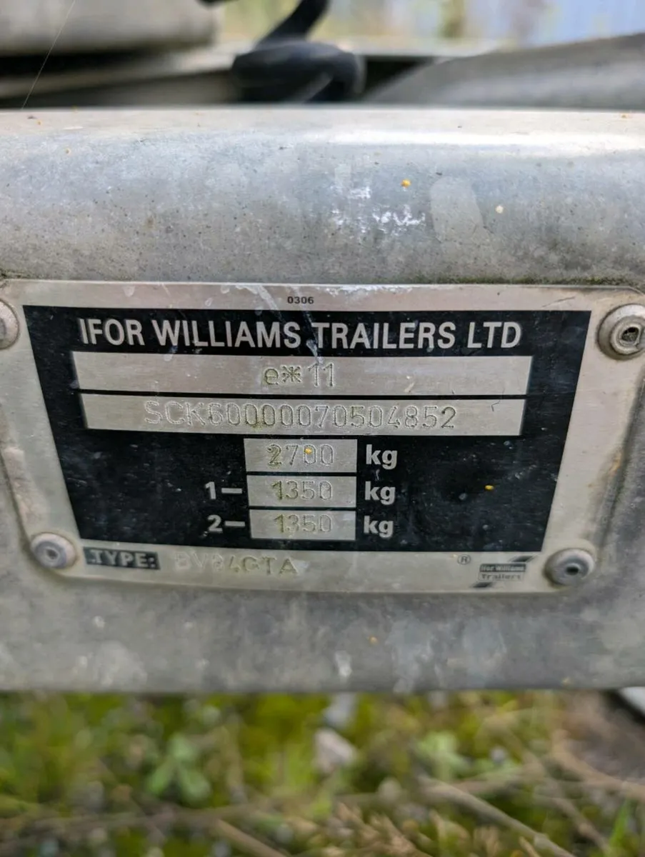 Ifor Williams 8 x 4 box trailer - Image 2