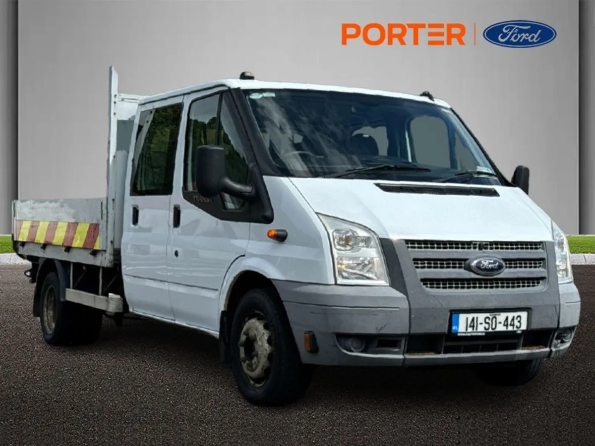 Ford Transit 2.2t 350L DRW CRW CAB Dropside 125PS - Image 1