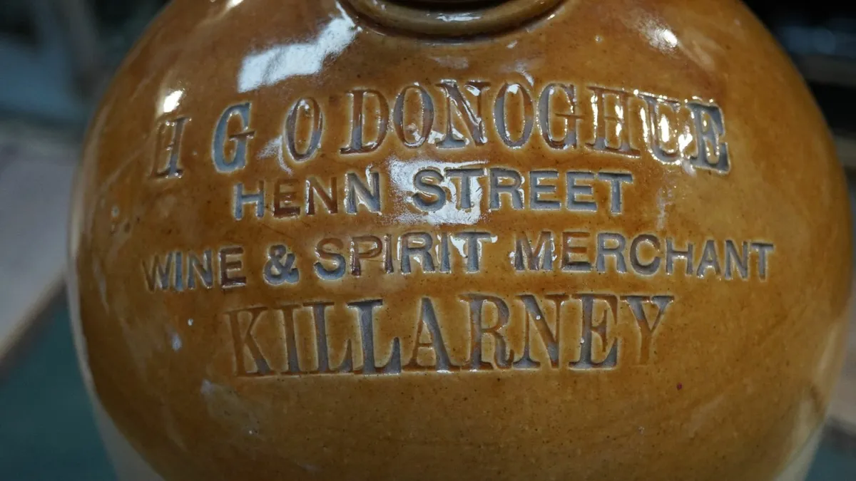 Antique Stoneware Jug - I.G. ODonoghue, Killarney - Image 1