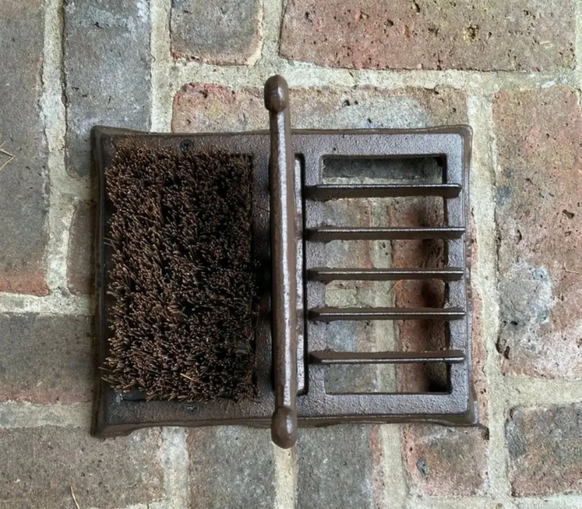 Vintage Style Cast Iron Boot Scraper Brush NEW - Image 4