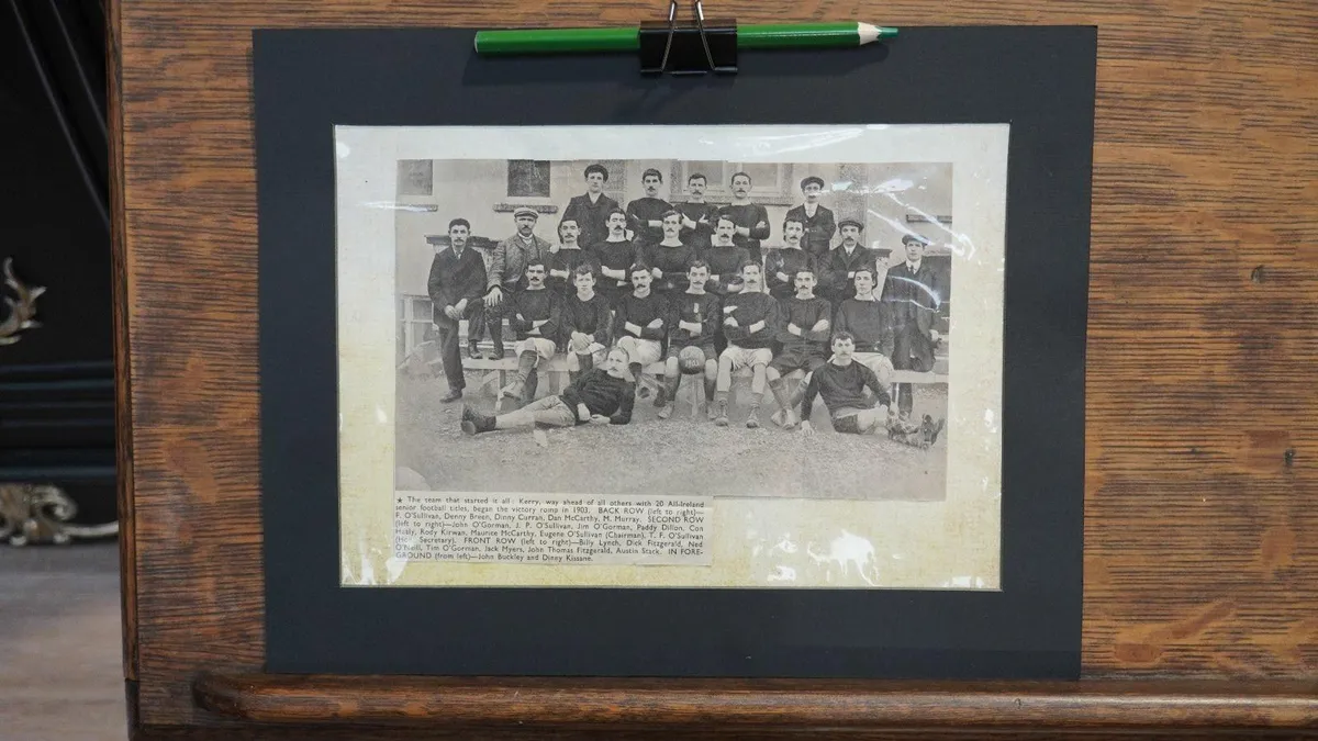 Vintage 1903 Kerry GAA Football Team Photograph - Image 1
