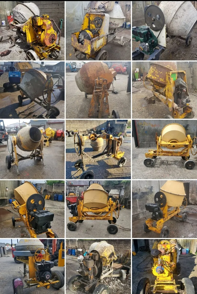 Cement mixer fixer