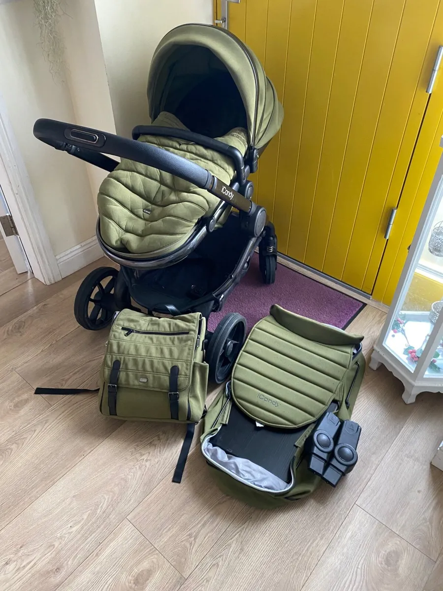 ICandy Peach 7 buggy Olive green - Image 1