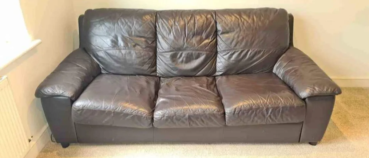 Leather sofa