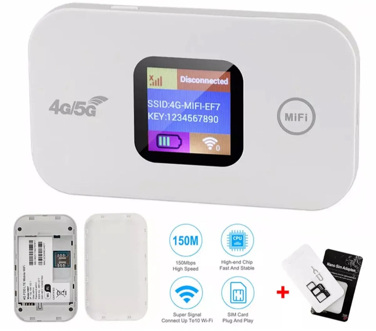 Portable 4G Wireless WiFi Mobile Broadband Hotspot - Image 1