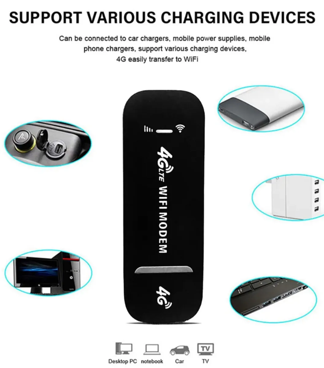 4G LTE Unlocked USB Dongle Modem Broadband - Image 4