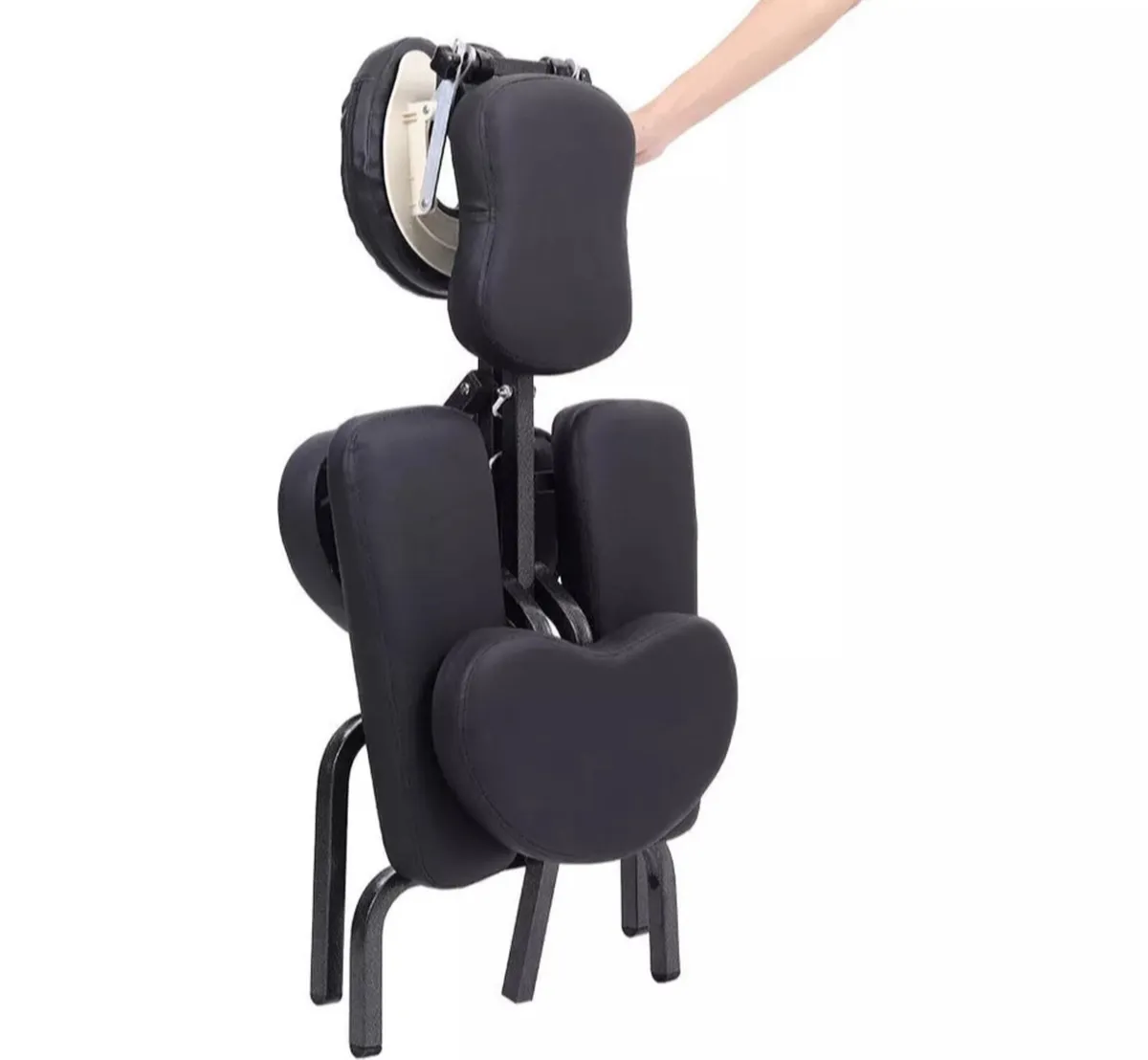 NEW Massage Chair Adjustable Portable White or Blk - Image 4