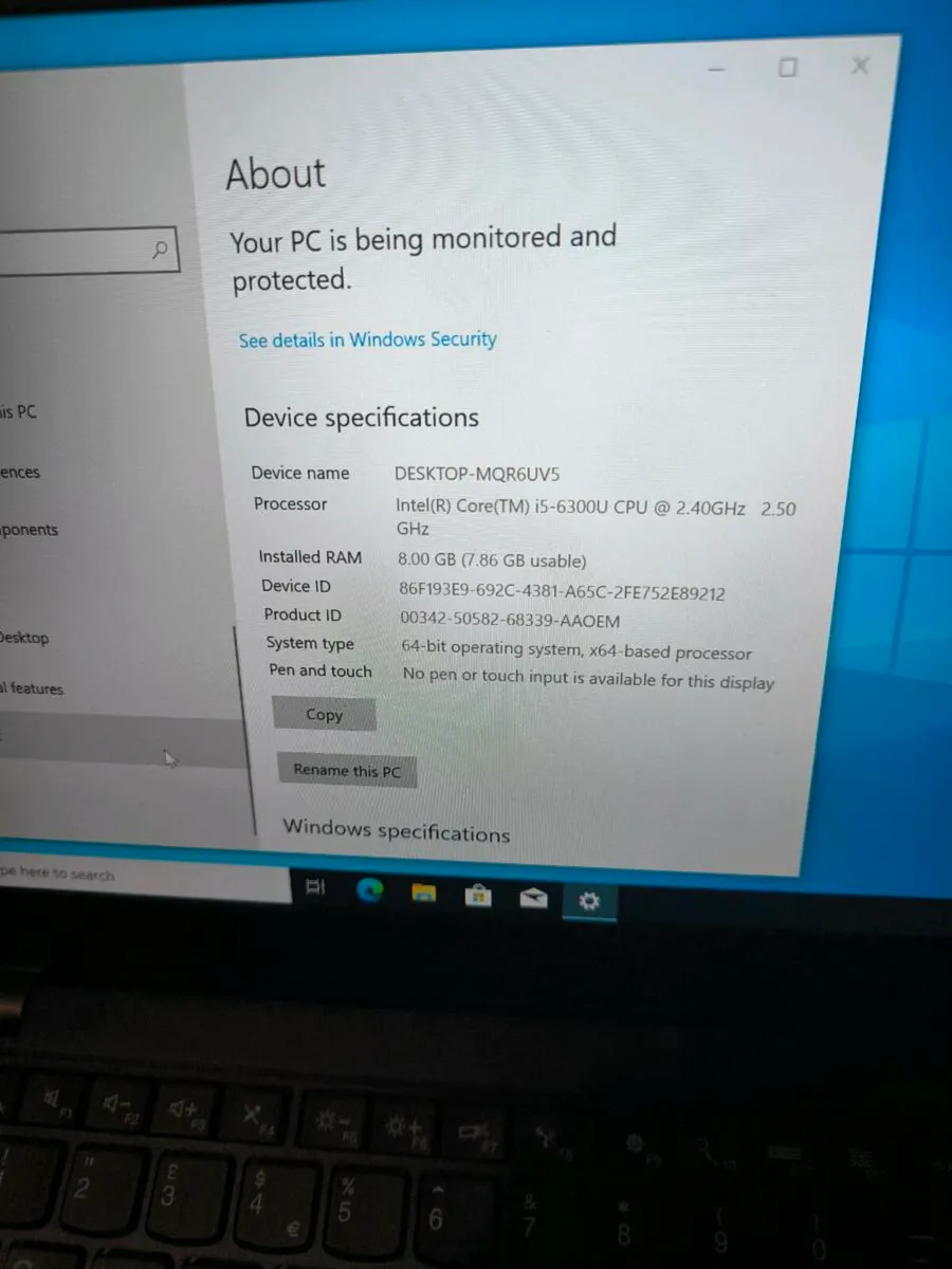 Lenovo thinkpad T460s 240gb storage 8gb ram i5 - Image 4