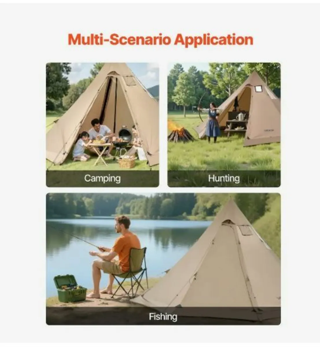 Hot Tent for 4-6 Persons - Image 3