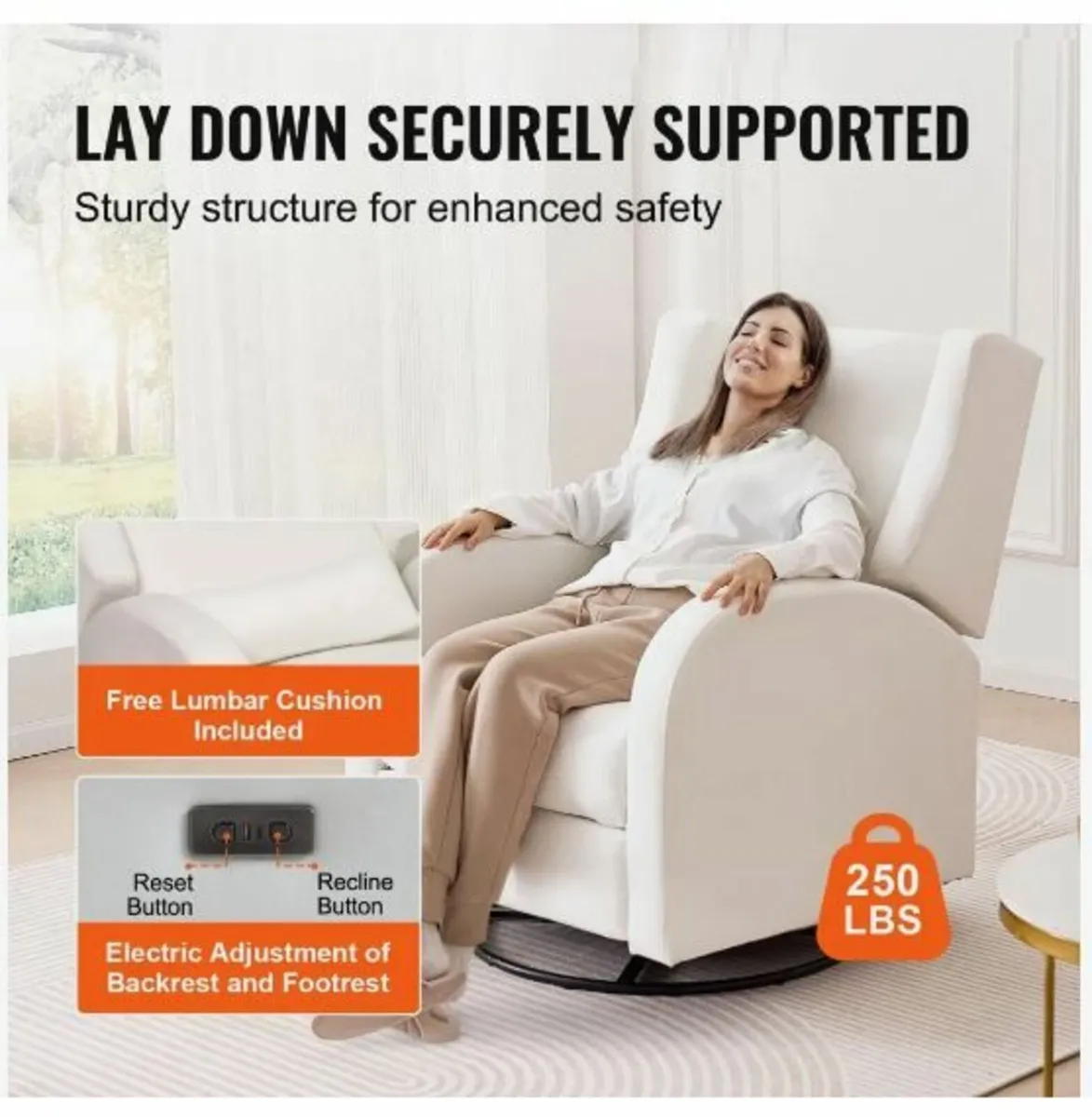 Electronic Power Recliner and Swivel Glider - Image 2