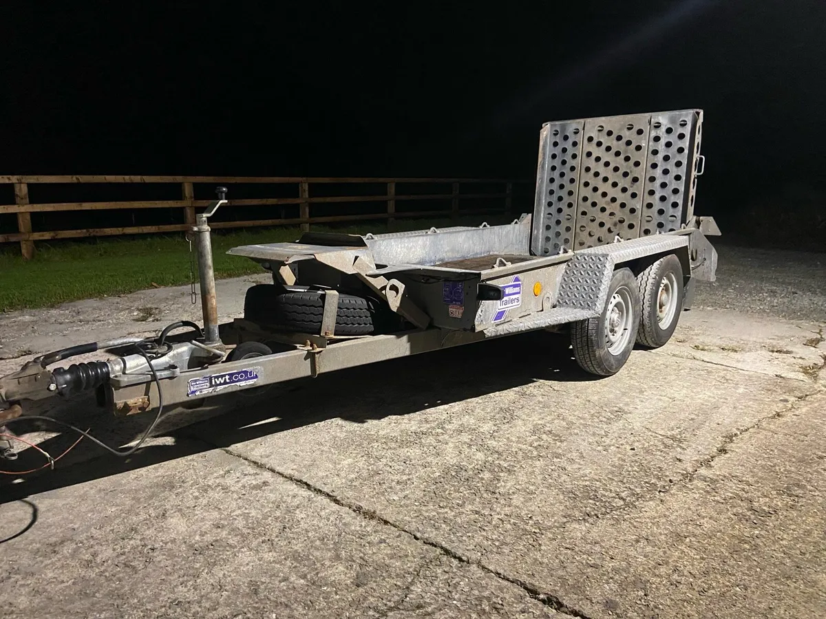 2021 Ifor Williams GH94BT plant trailer for sale - Image 1