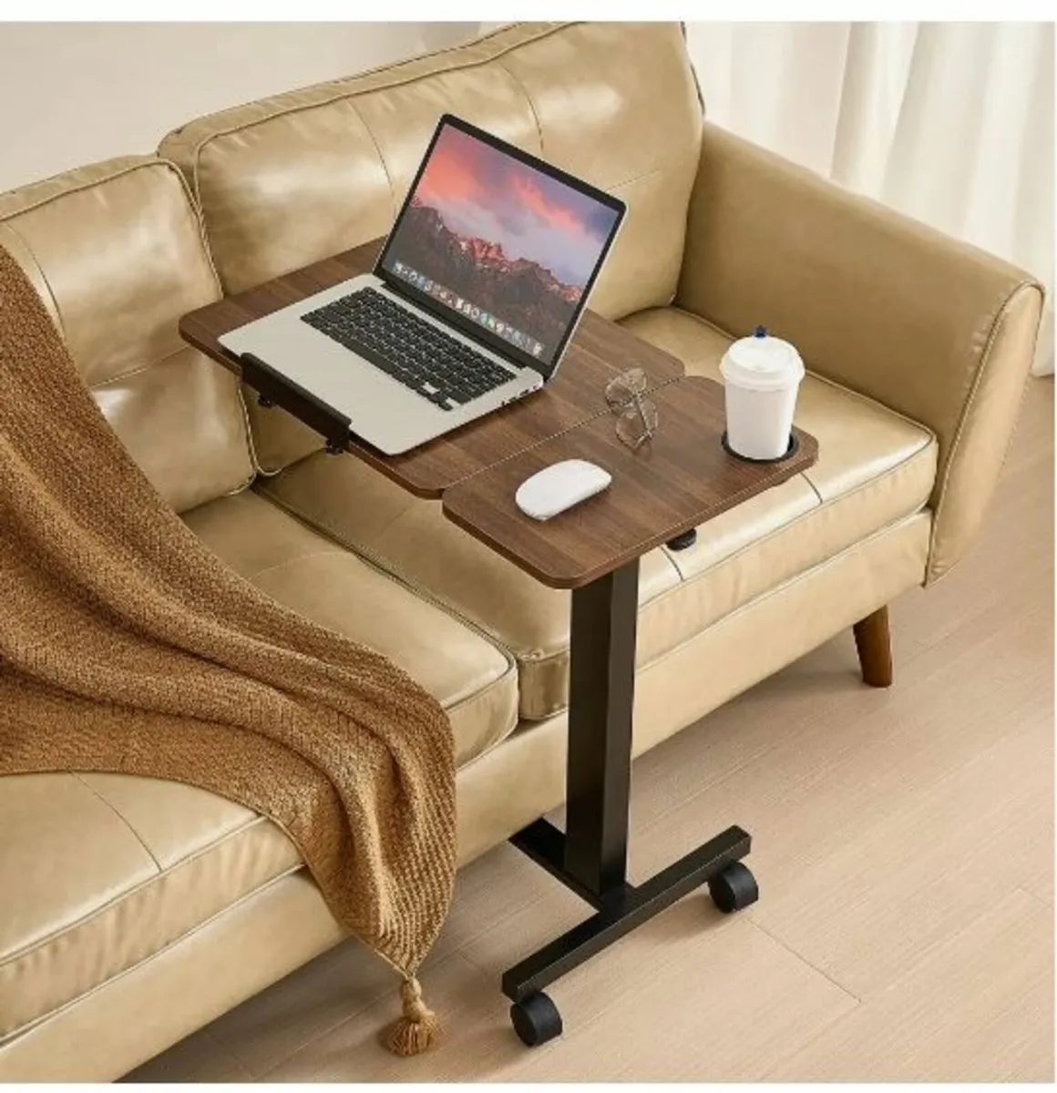 Overbed Table, Mobile Bed Side Table - Image 3