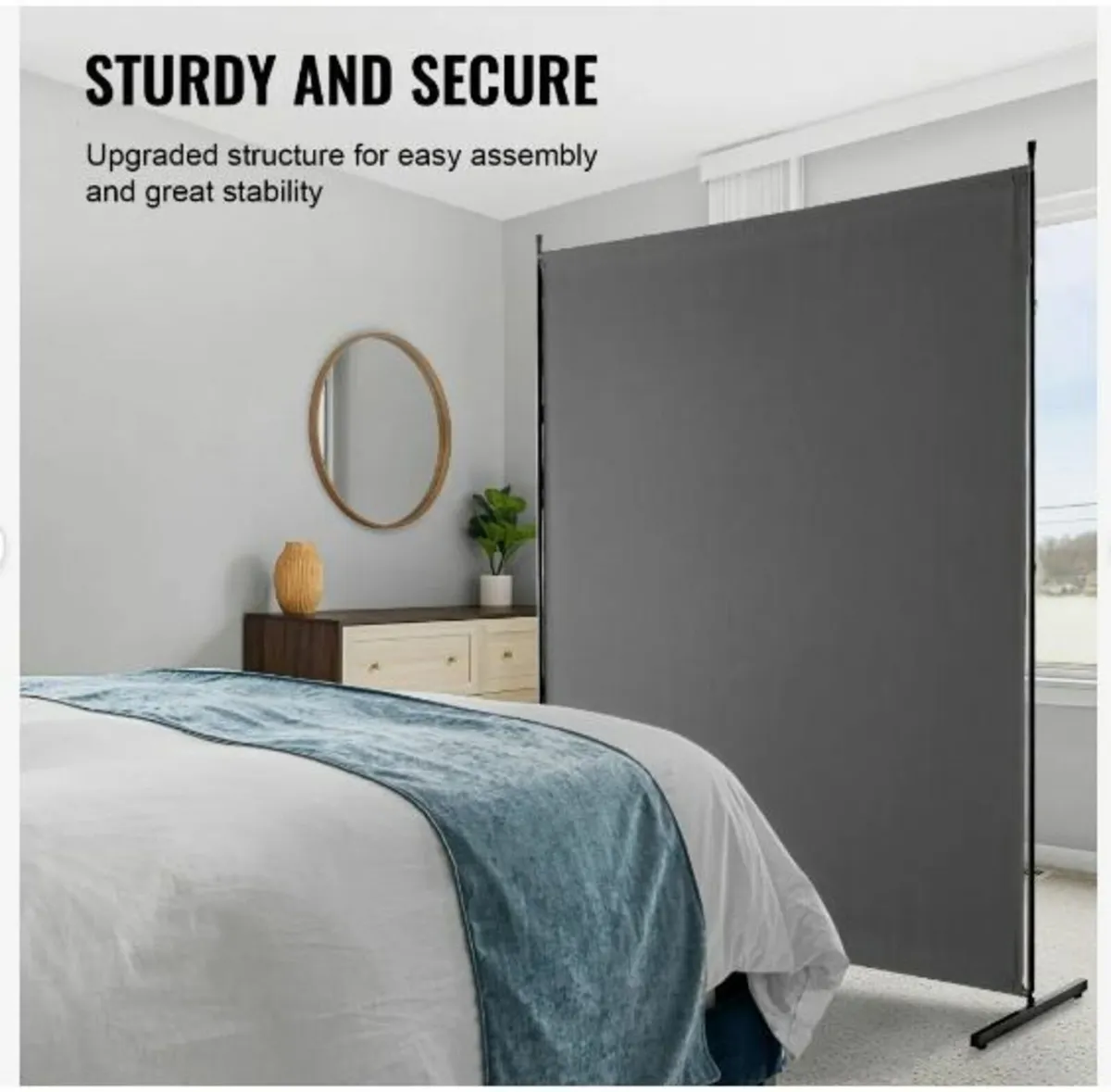Room Divider, Single Panel Room Divider, 6FT - Image 4