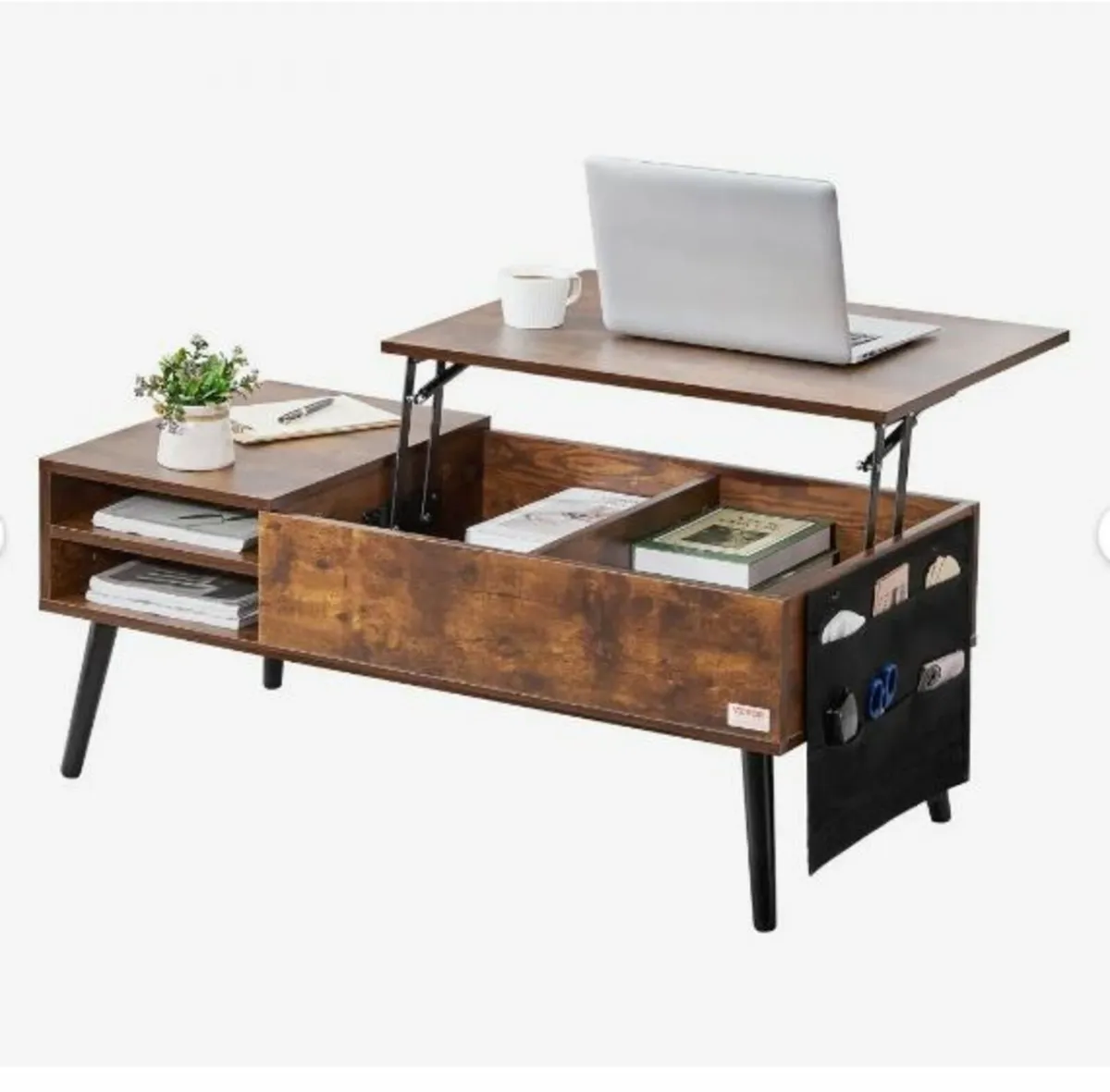 Lift Top Coffee Table, 39.4 in Rectangle - Image 1