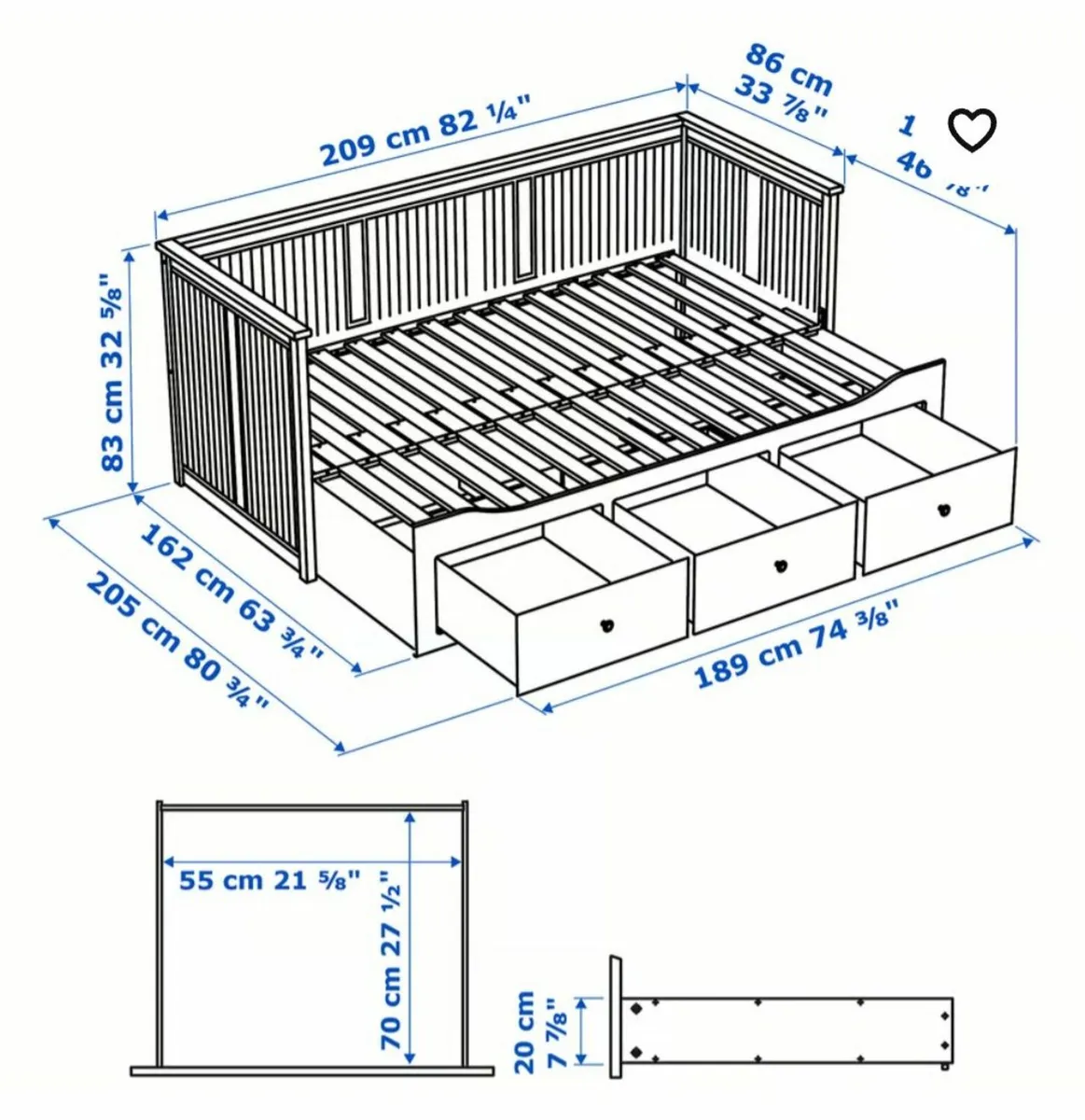 Day bed - Image 2
