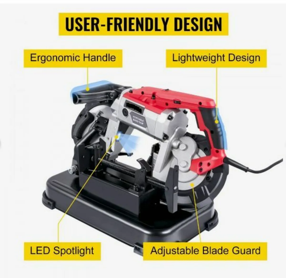 Portable Band Saw, 127 mm x 127 mm Cutting - Image 4