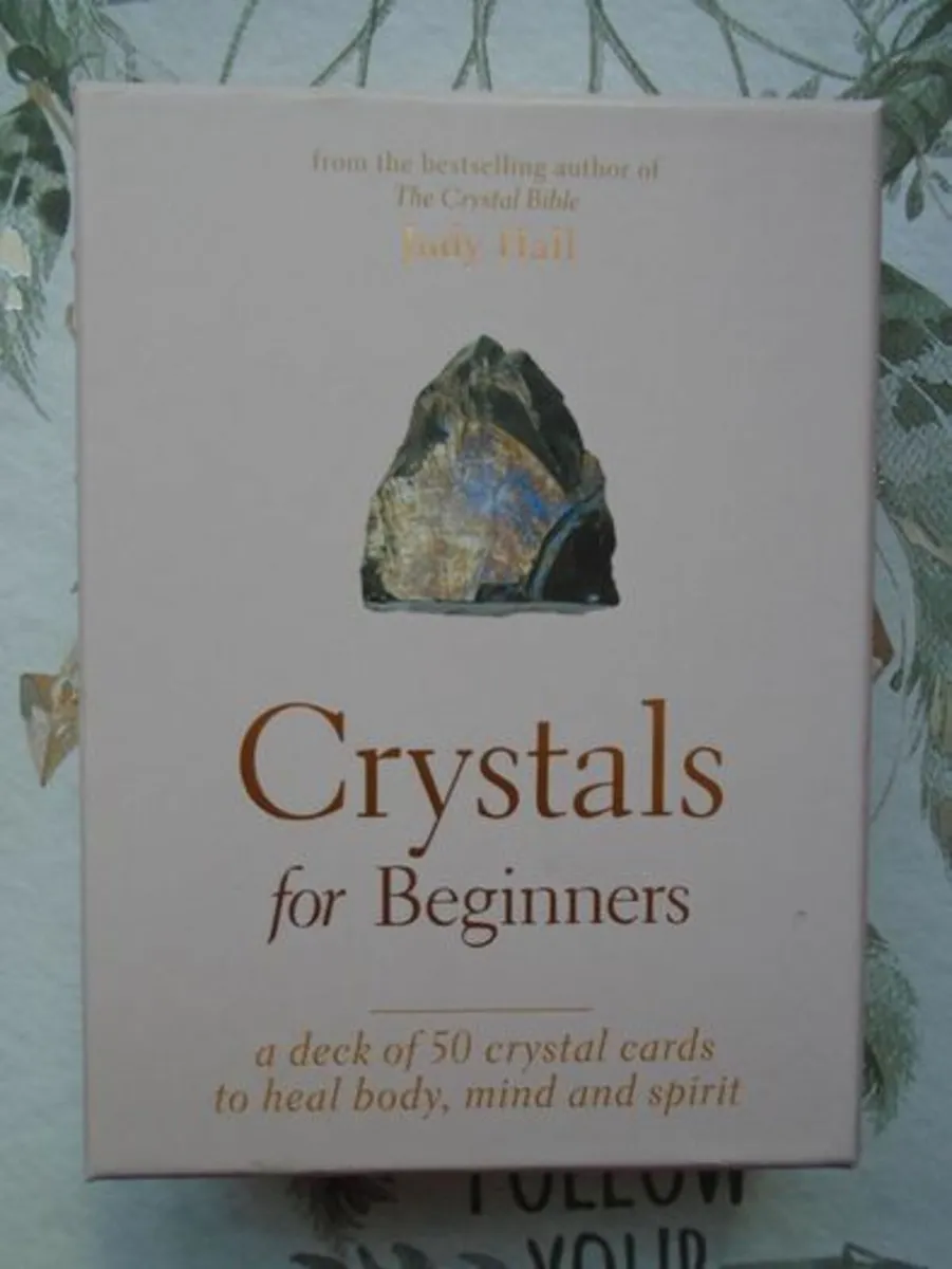 Crystal cards, Judy Hall. Gift,, Crystals - Image 1