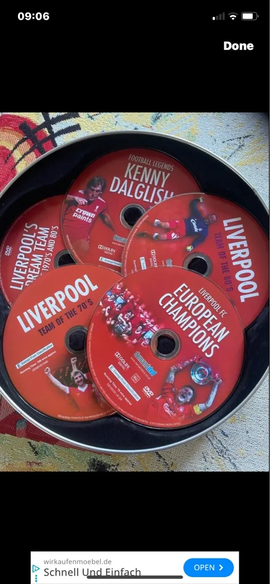 Liverpool Legends-5 DVD’s - Image 1
