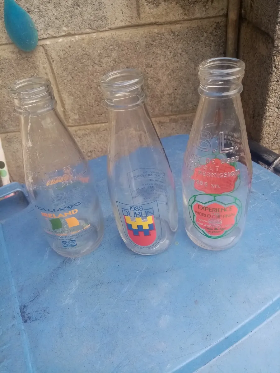 3 Collectable milk Bottles - Image 1