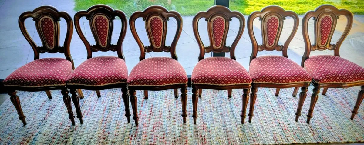 Balloon Back Dining Chairs - Image 1