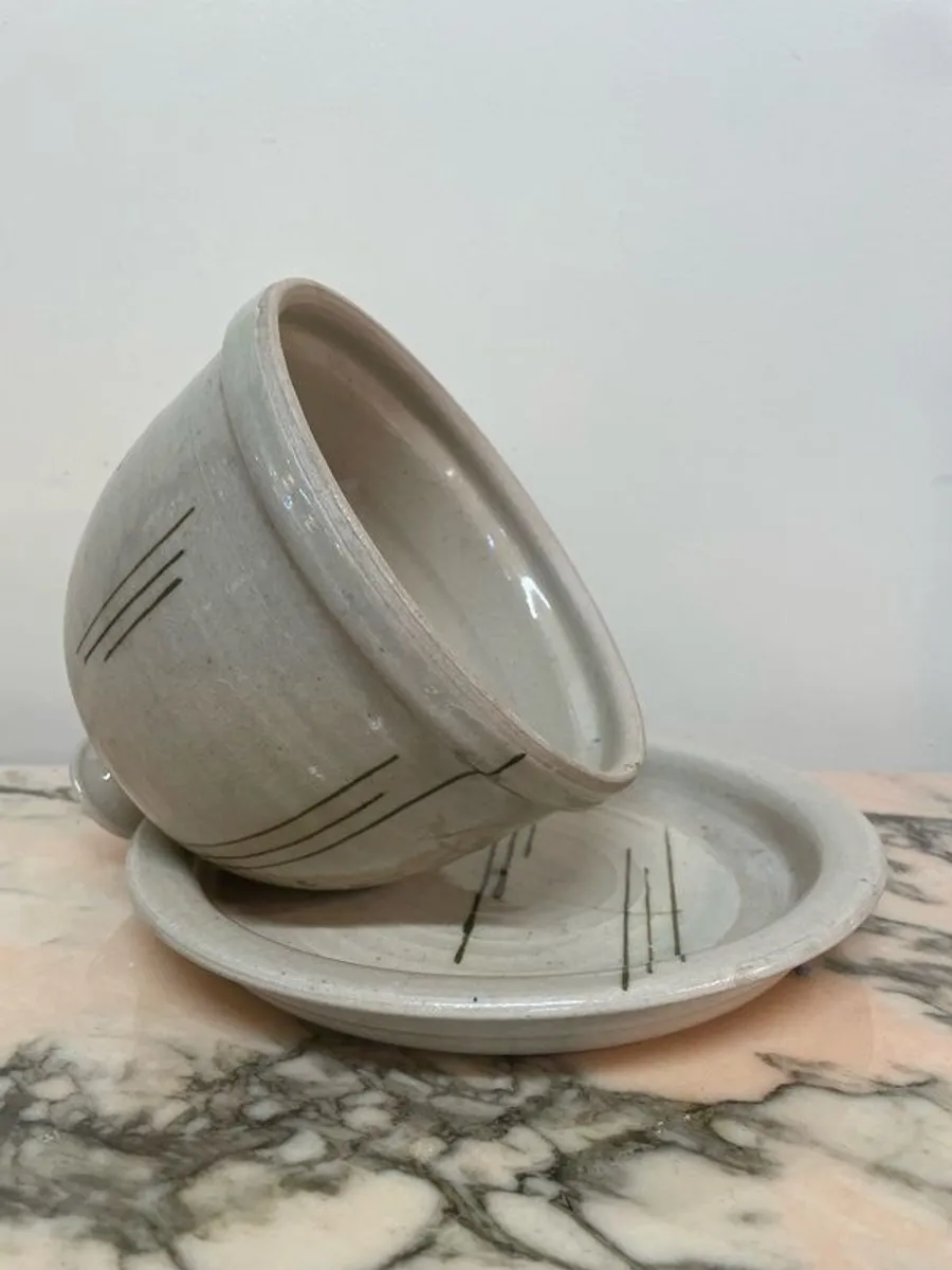 Vintage Ceramic Butter Dish - Image 2