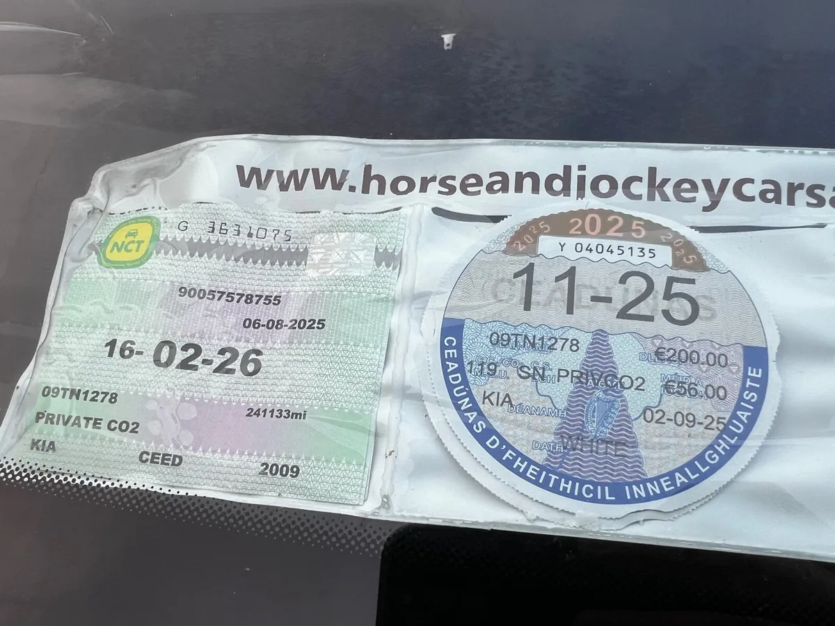 2009 Kia Ceed 1.6L Diesel - NCT 02/26 - Image 2