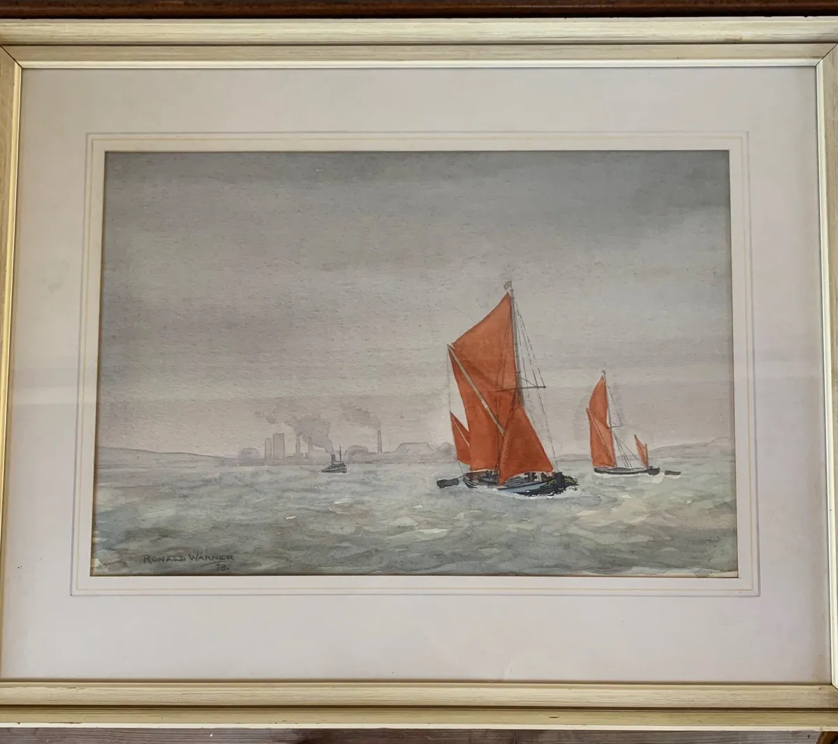 Vintage 1970’s Watercolour Painting - Image 1