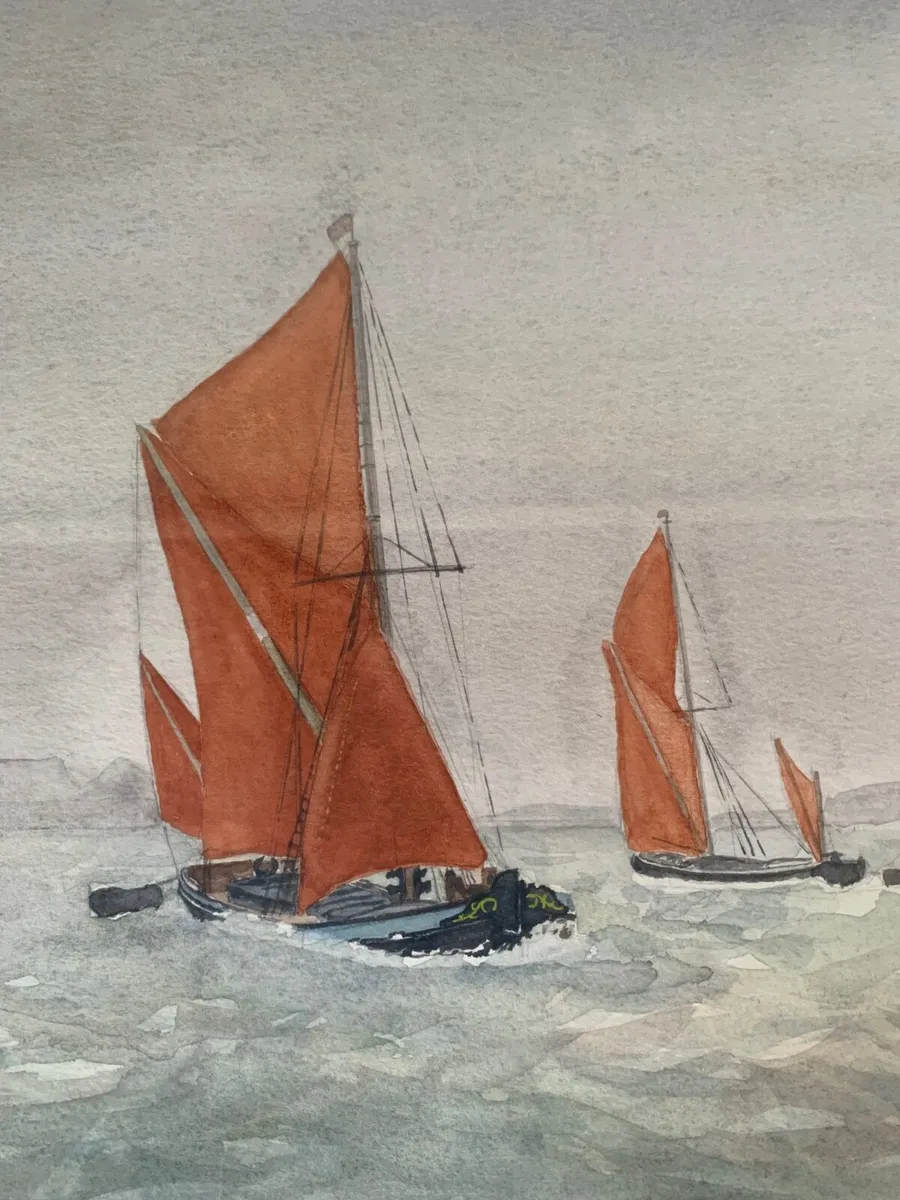 Vintage 1970’s Watercolour Painting - Image 2