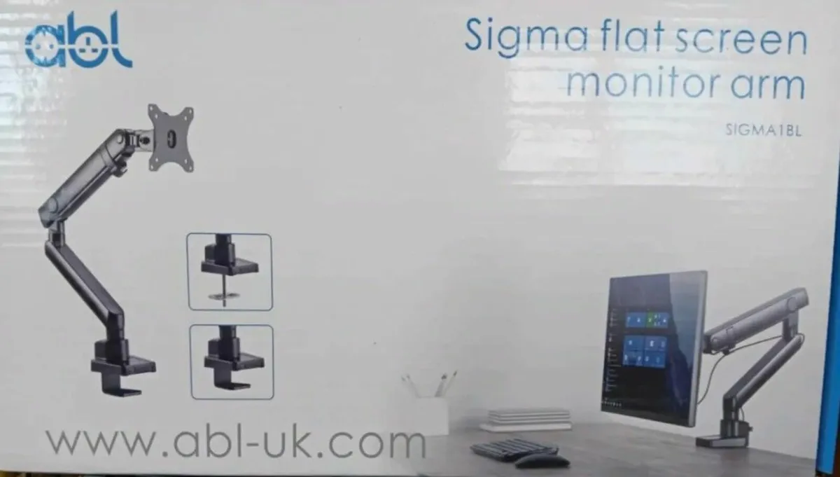 Sigma flat screen monitor arms