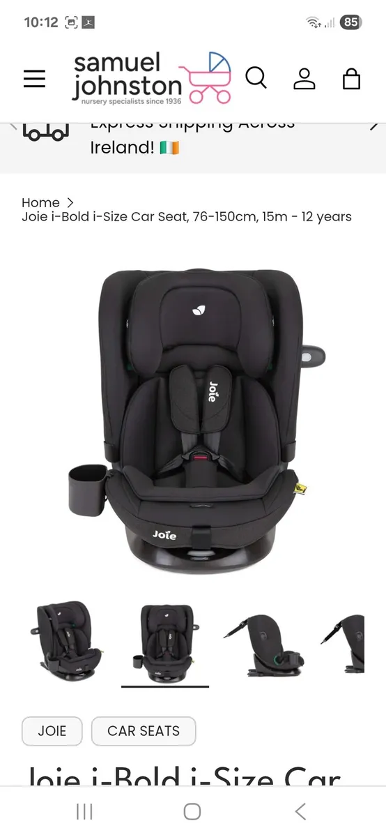 Joie ibold car seat - Image 2