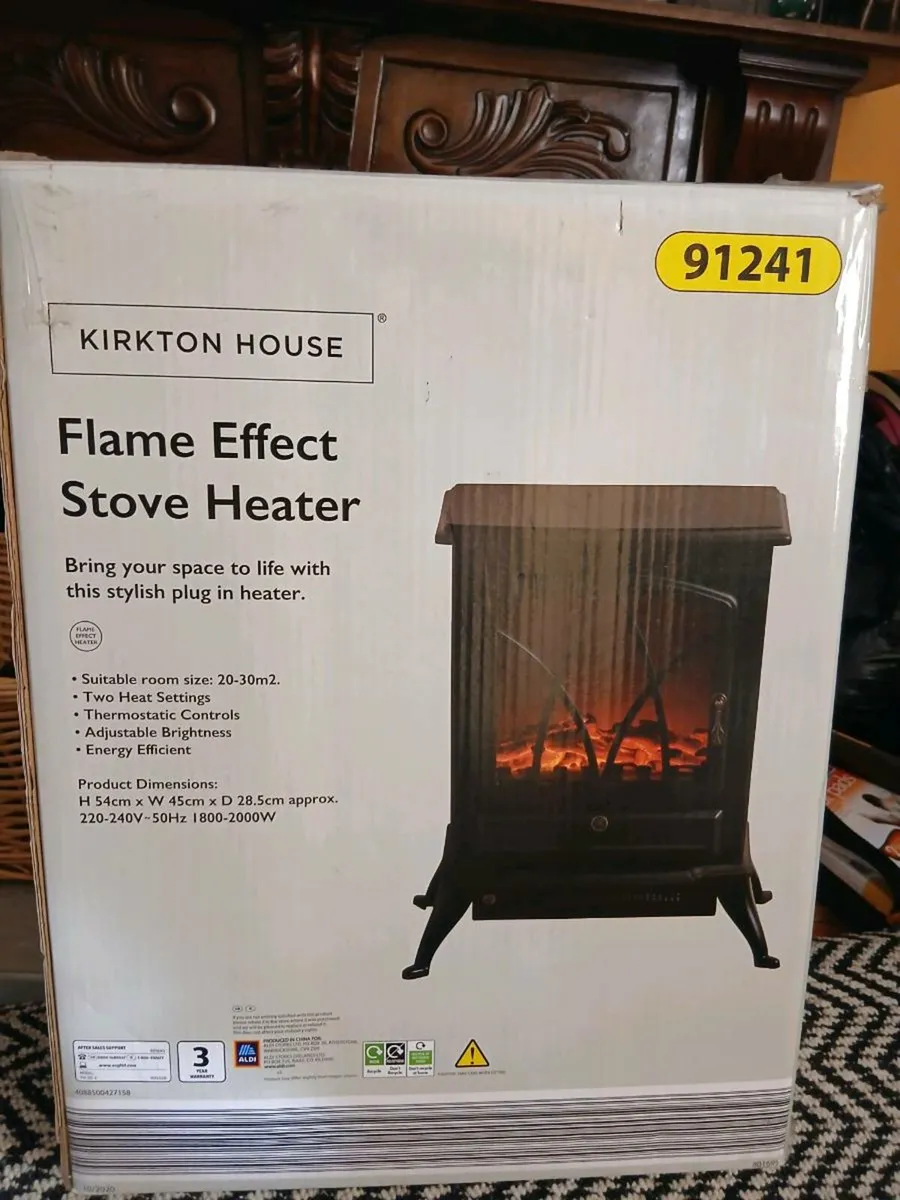 Flame effect Stove heater - Image 1