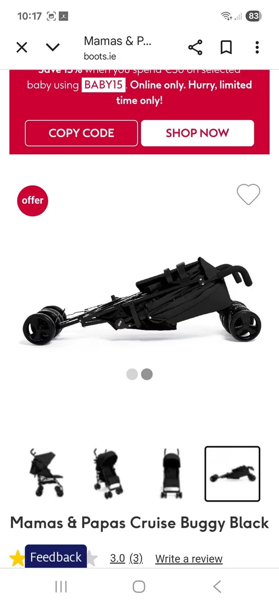 Mamas and papas cruise buggy - Image 4