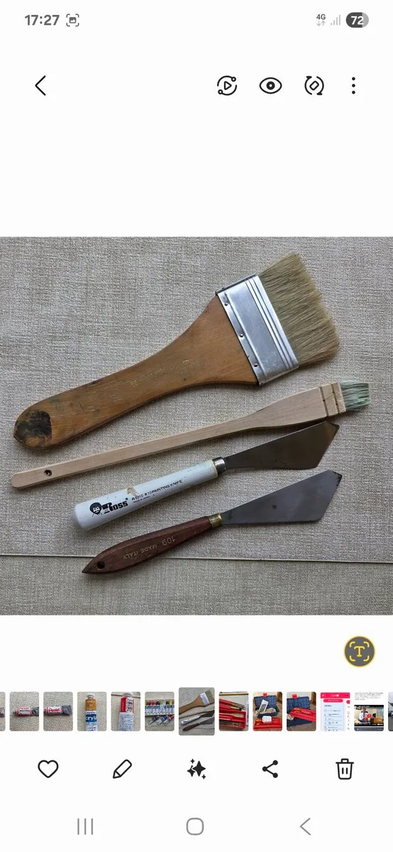 Artists brushes and equipment - Image 3