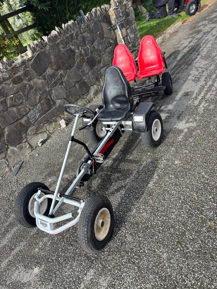 Berg go cart with trailer seat and trailer - Image 1