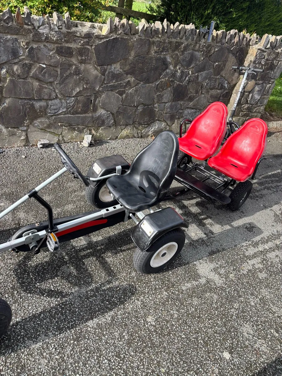 Berg go cart with trailer seat and trailer - Image 2
