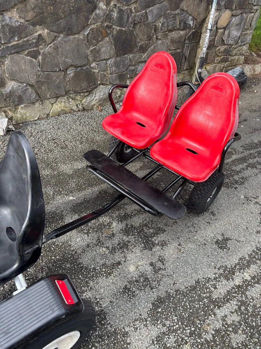 Berg go cart with trailer seat and trailer - Image 3