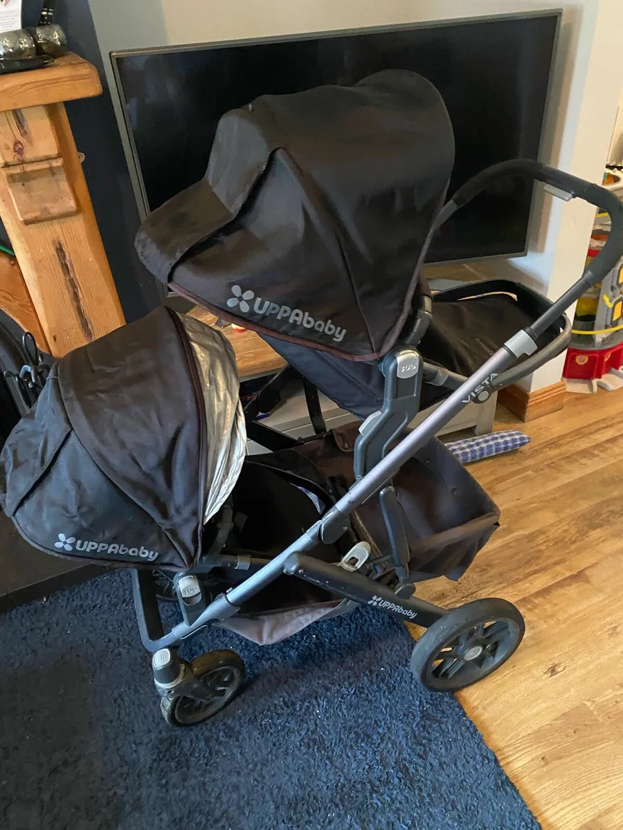 Dual uppababy vista V2 - Image 1