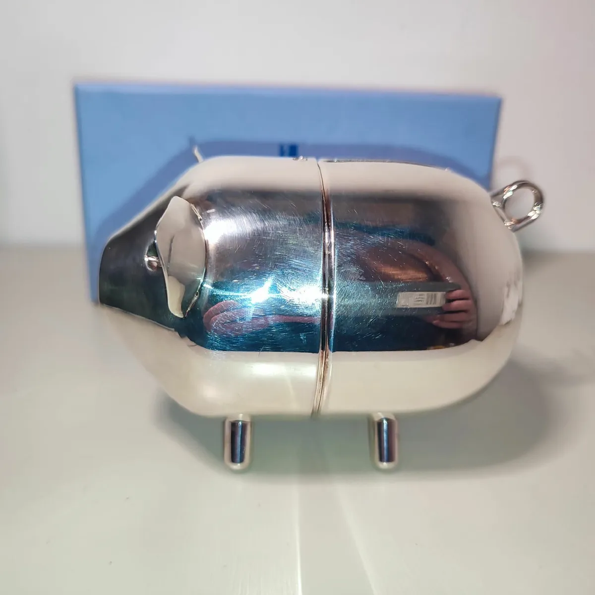 Newbridge silverware Piggy Bank Approx 12x8cms g/c - Image 2