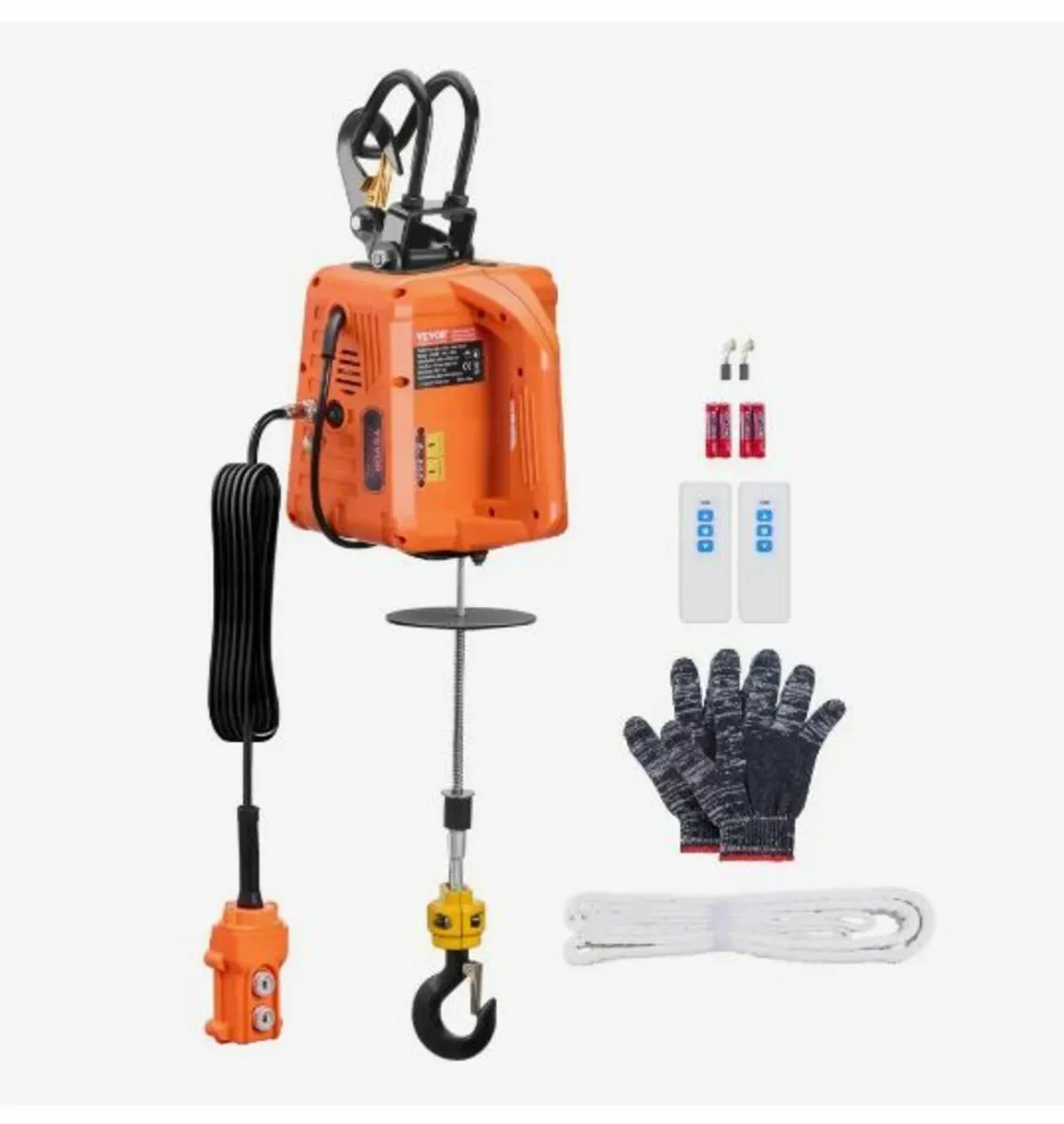 3-in-1 Portable Electric Hoist Winch - Image 1