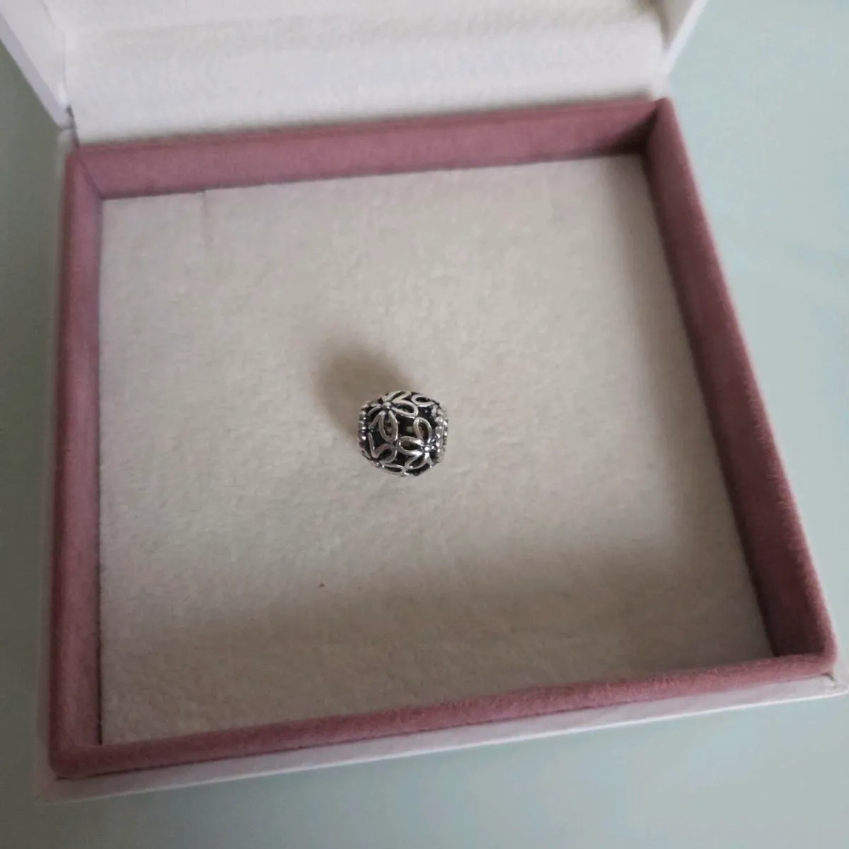 Pandora flower charm perfect condition fully hallm - Image 2