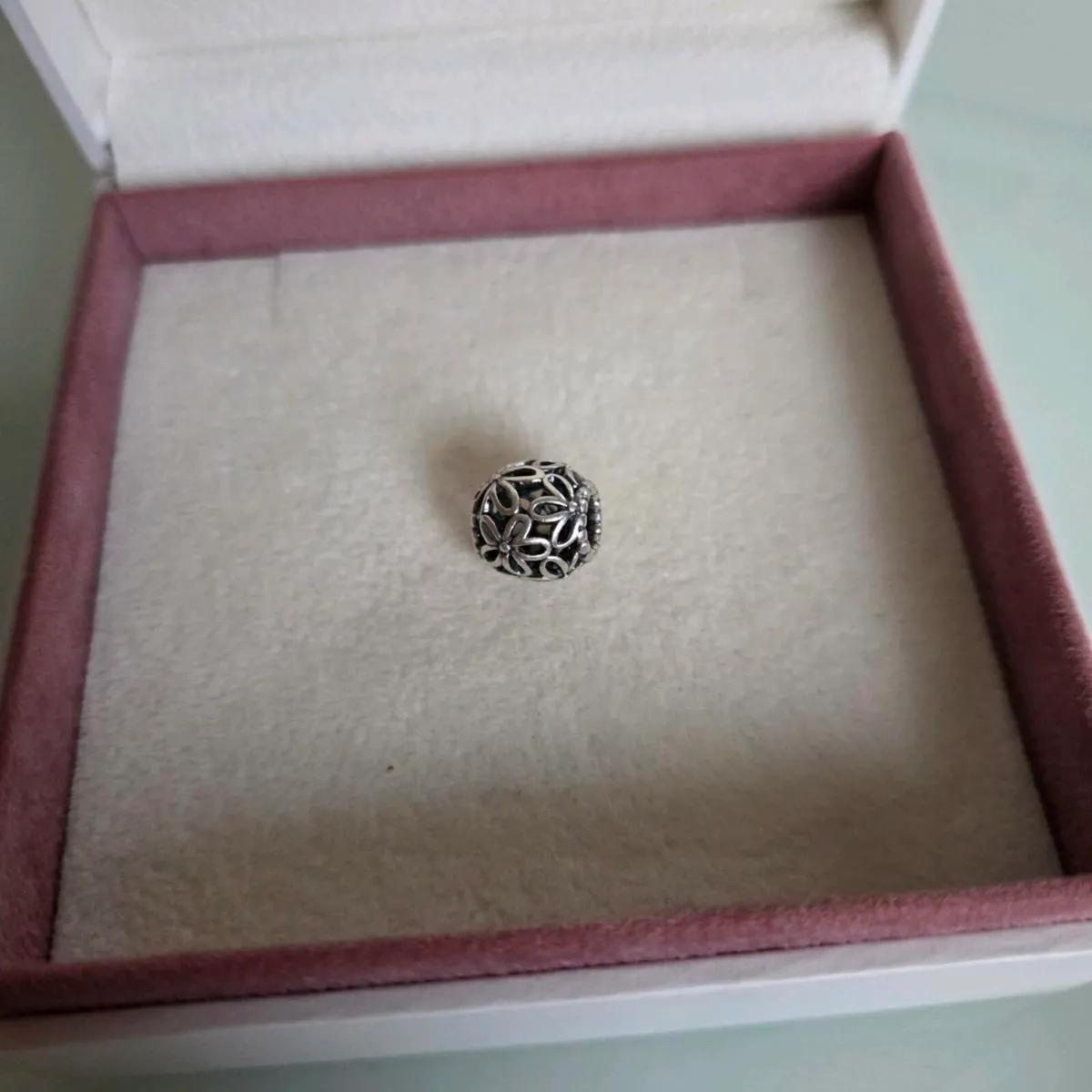 Pandora flower charm perfect condition fully hallm - Image 3