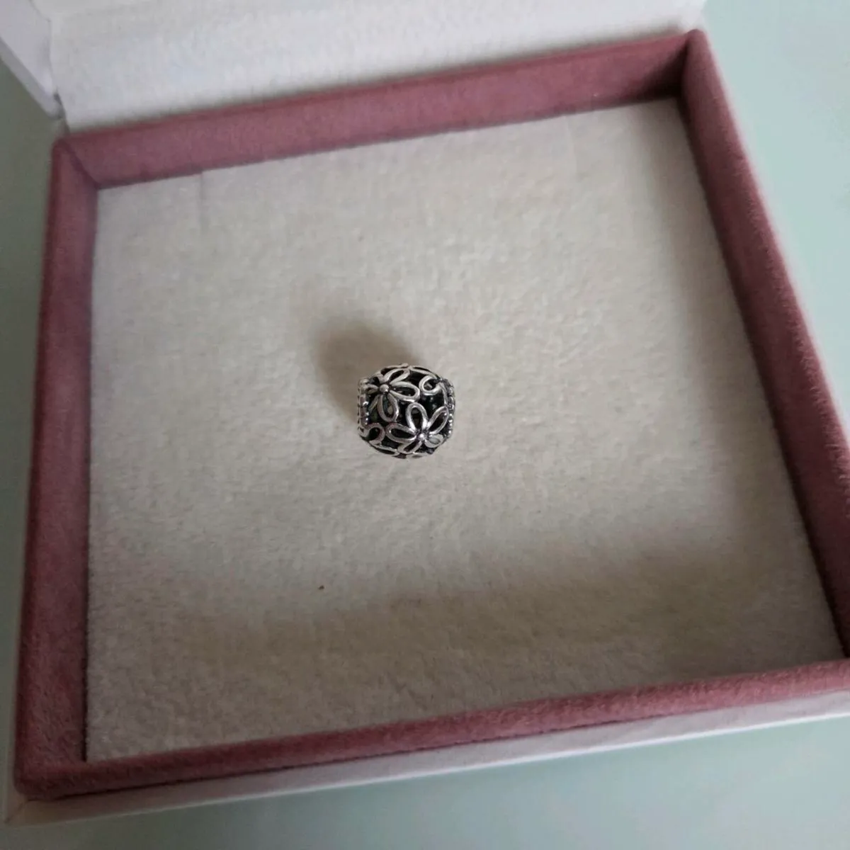 Pandora flower charm perfect condition fully hallm - Image 4