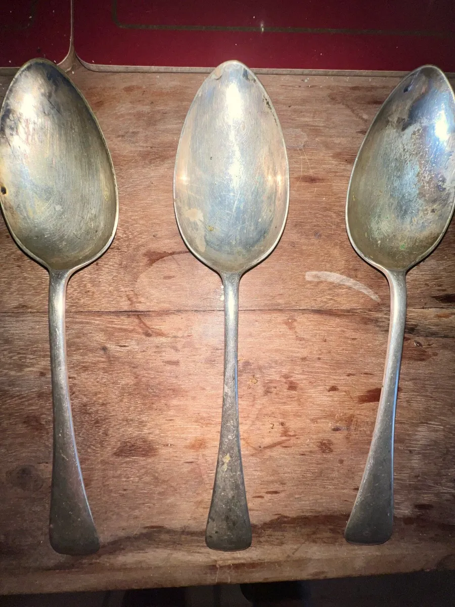 Sterling silver spoons - Image 4